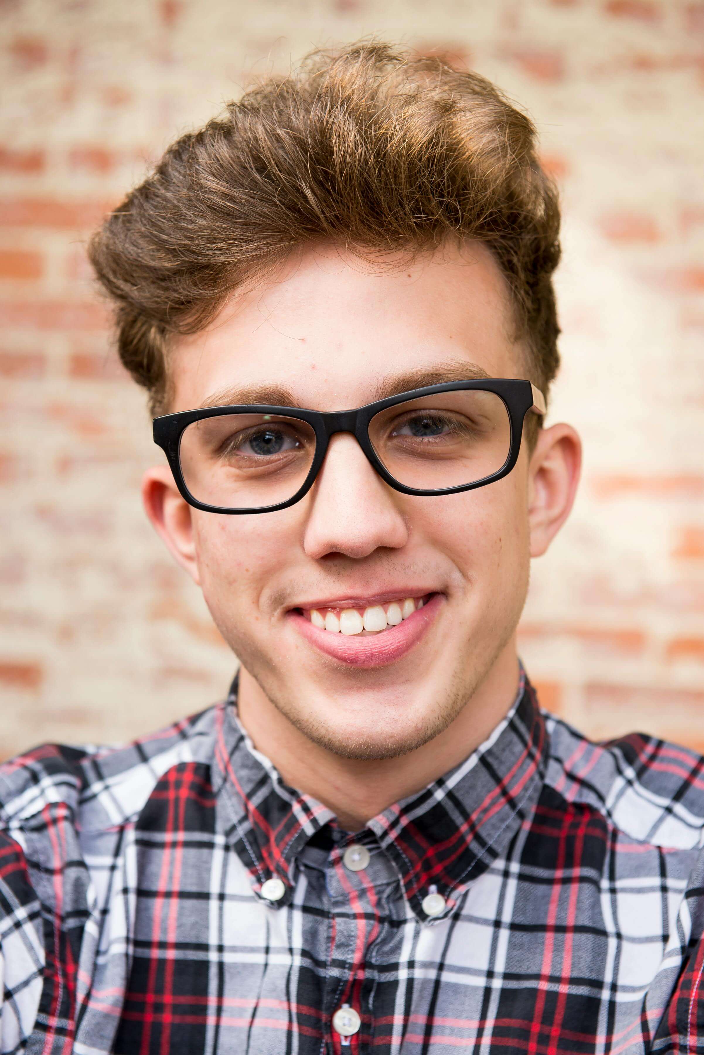 man smiling to the camera